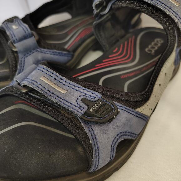 ECCO Mens Sport Sandals Blue Adjustable Strap Comfort Outdoor Shoes walking shoe main image 12